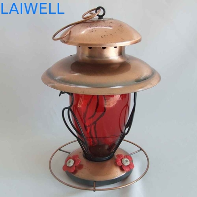 EN71 Electric Plating Hanging Metal Suet Feeder Metal Bird Feeding Station