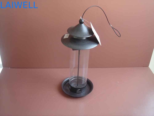 EN71 Electric Plating Hanging Metal Suet Feeder Metal Bird Feeding Station