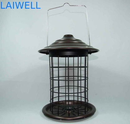 Customized SGS rust proof Fly Through Bird Feeders / Metal Mesh Bird Feeders