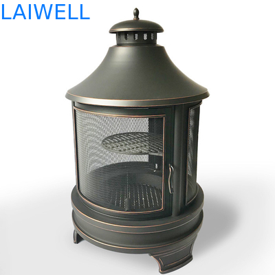 Clasical  Metal Stamping 51*51*53cm Outdoor Wood Fired Oven Powder Coated