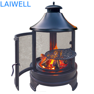 Clasical  Metal Stamping 51*51*53cm Outdoor Wood Fired Oven Powder Coated