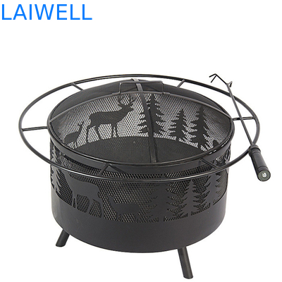 Metal Wire Heating Round Stainless  Steel Barbecue Grills 552*550*550mm