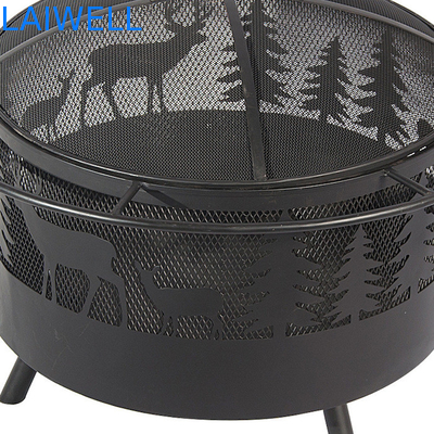 Metal Wire Heating Round Stainless  Steel Barbecue Grills 552*550*550mm