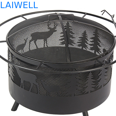 Metal Wire Heating Round Stainless  Steel Barbecue Grills 552*550*550mm