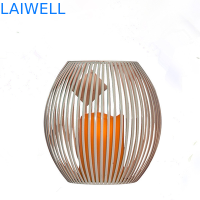 Punch press Stamping 200mm Metal Houseware Stainless Steel Hurricane Lantern