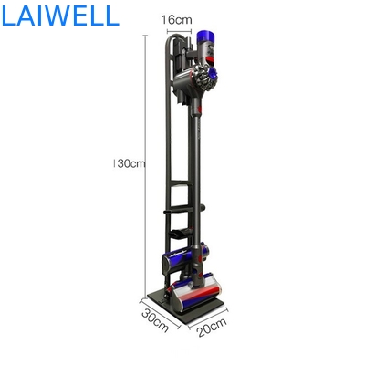Custom 3mm H127cm Metal Houseware Dyson Vacuum Cleaner Storage Rack Hole Free