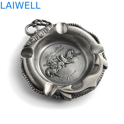 SGS Home Die casting Aluminum Cigar Ashtray / Vintage Metal Ashtray