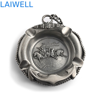 SGS Home Die casting Aluminum Cigar Ashtray / Vintage Metal Ashtray