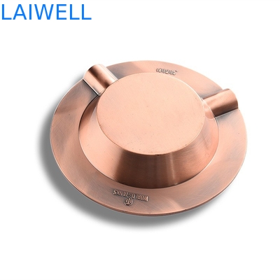 Zinc Alloy Enamel Vintage Portable Ashtray Laser Engraving Logo Purse Ashtray