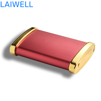 Pink Antirust 90*135mm Stainless Steel Ashtray Metal Ashtray With Lid