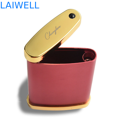 Pink Antirust 90*135mm Stainless Steel Ashtray Metal Ashtray With Lid