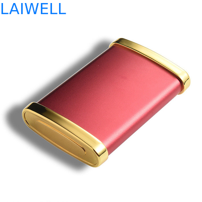 Pink Antirust 90*135mm Stainless Steel Ashtray Metal Ashtray With Lid