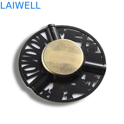 Customized Rohs 118mm Round Metal Ashtray / Portable Cigarette Ashtray