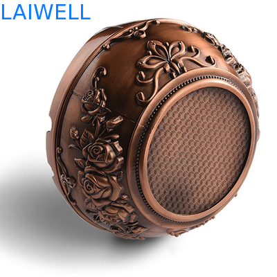 Customized Plating H80mm vintage Metal Pocket Ashtray Luxury Gold Color