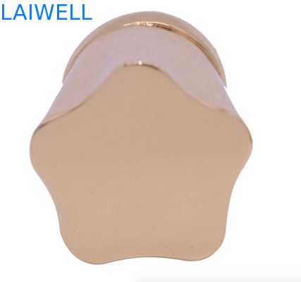 Customized Star Shaped Gold Plated Zinc Alloy Perfume Bottle Caps For High-End Perfume Packaging Solutions