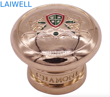 OEM Logo Printing Perfume Bottle Lid Zinc Alloy Products