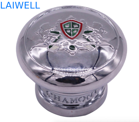 OEM Logo Printing Perfume Bottle Lid Zinc Alloy Products