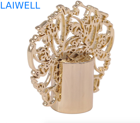 Customized Gold Color Plated Zinc Alloy Perfume Bottle Caps for Luxury Perfume Bottle Packaging
