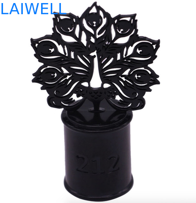 Durable 72mm Height Perfume Bottle Caps Black Color Plating