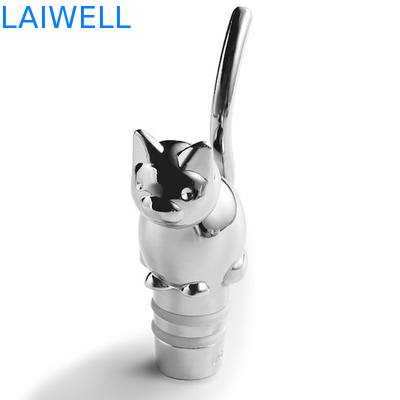 Eco-Friendly Zinc Alloy Metal Die Casting Wine Bottle Stopper with SGS CE and ROHS Certification