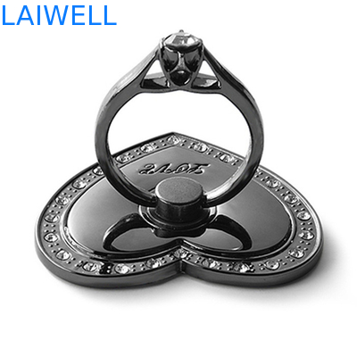 SGS Polishing Treatment Metal Die Casting 4.5*4cm Heart Shaped Phone Holder