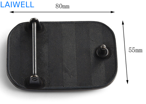 Skull Shape Design Metal Die Casting Brass Plating Zinc Alloy Belt Buckle