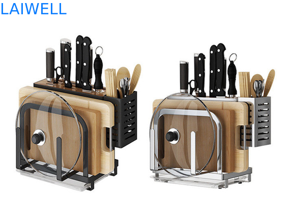 SGS Multifunctional Kitchen Cutting Board Organizer / Chopping Board Storage Rack