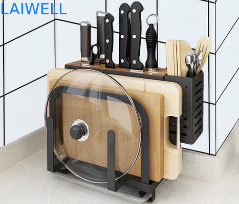 SGS Multifunctional Kitchen Cutting Board Organizer / Chopping Board Storage Rack