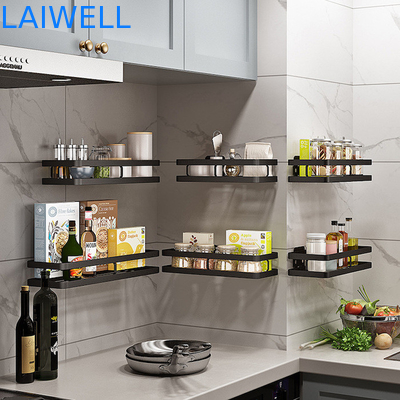 201 Stainless Steel Kitchenwares 25cm-40cm Wall Mounted Condiment Organizer