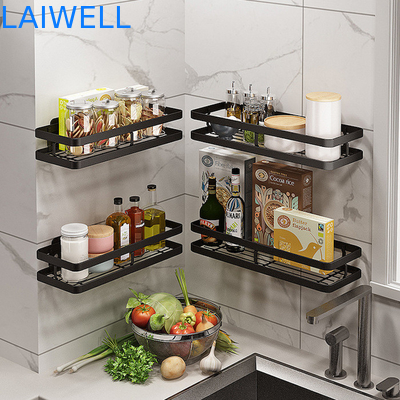 201 Stainless Steel Kitchenwares 25cm-40cm Wall Mounted Condiment Organizer