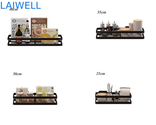 201 Stainless Steel Kitchenwares 25cm-40cm Wall Mounted Condiment Organizer