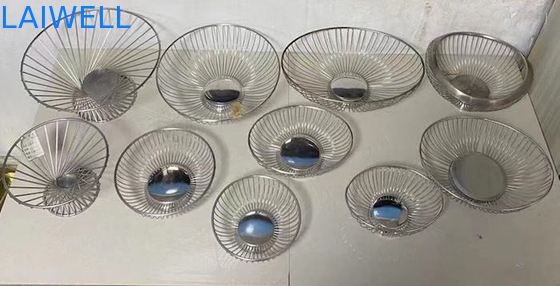 Punch Press Stamping Fruit And Vegetable Wire Basket OEM Available