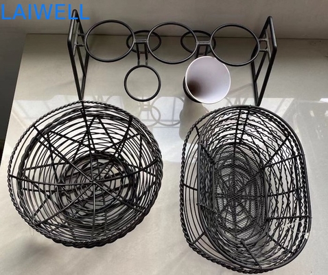 Black Painted Rustproof Wire Dish Drying Rack Kitchen Drain Rack