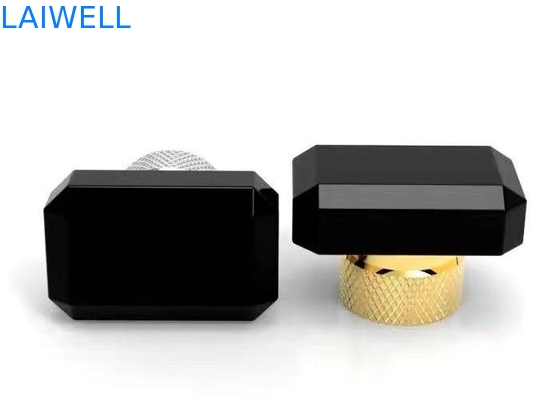 Luxury Die Casting Process Zinc Alloy Perfume Bottle Caps Gold Color