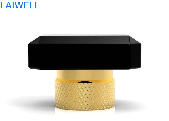 Luxury Die Casting Process Zinc Alloy Perfume Bottle Caps Gold Color