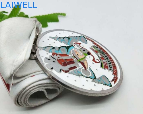 1/2 Marathon Race Metal Medal Zinc Alloy Colored Painting