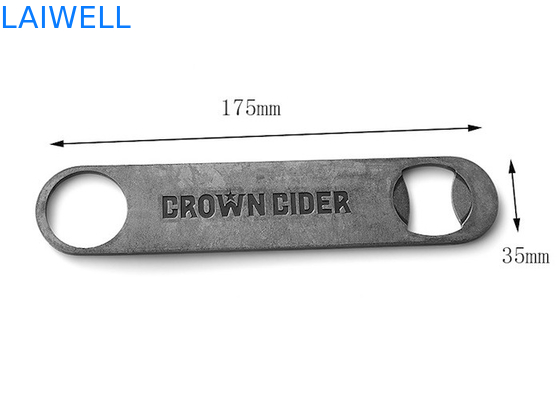 Stamping Stainless Steel Bottle Opener With Logo Lathe Machining 175*35mm