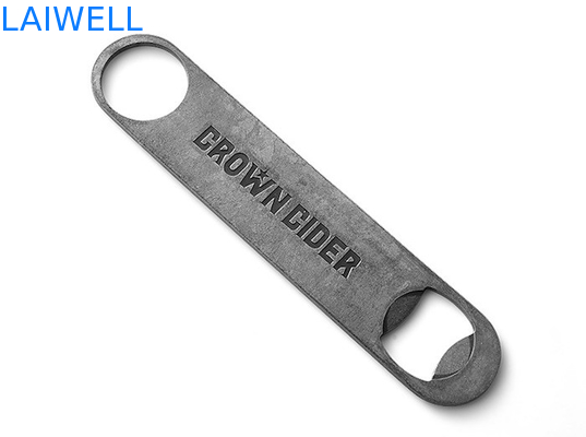 Stamping Stainless Steel Bottle Opener With Logo Lathe Machining 175*35mm