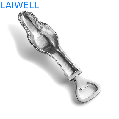 Etched Die Cast Metal Bottle Opener Crocodile Bottle Opener 165*40MM