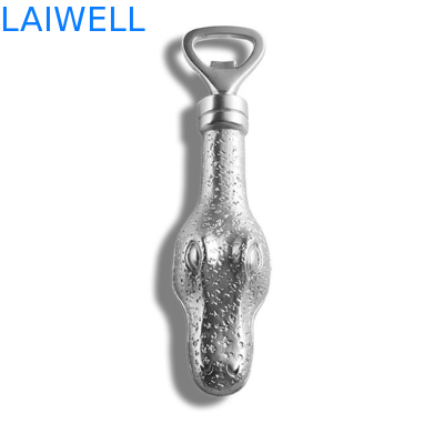 Etched Die Cast Metal Bottle Opener Crocodile Bottle Opener 165*40MM