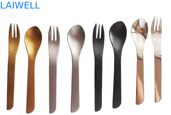 13.6CM 304 Stainless Steel Flatware Sets Frosted 2 Pieces Dessert Cutlery Sets