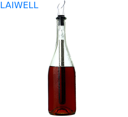 SS304 Popsicle Wine Cooler 315*16mm Mirror Polishing Laser Engraving