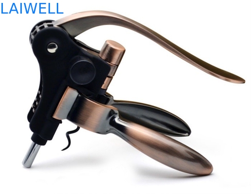 Rabbit Bronze Plating Zinc Alloy Manual Wine Opener Wear Resistance