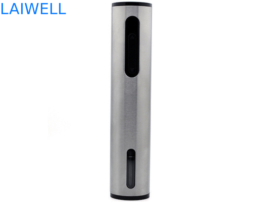 Luxury Rechargeable SS304 Electric Wine Opener Silver Color