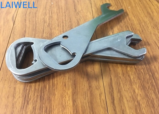 Multifunctional Metal Spare Part Plating Wrench Opener with Customized CNC Metal Stamping for Global Market and OEM Support