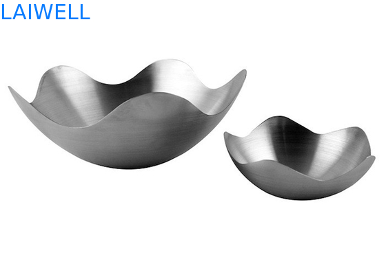 SS304 Metal Fruit Plate Snack Nuts Home Furnishings 25*10.5MM