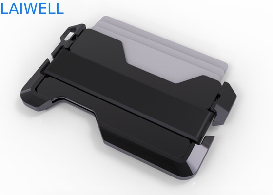 63*95MM Multifunctional Silver Anodizing RFID Blocking Aluminium Wallet Credit Card Holder