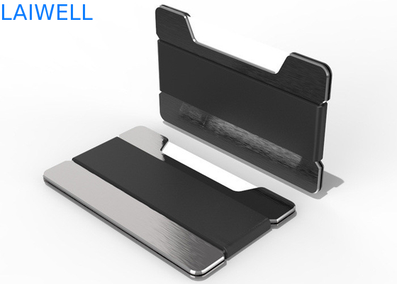 63*95*15mm Custom Multi-Function Rfid Anti-Theft Brush Creative Aluminum Credit Card Holder