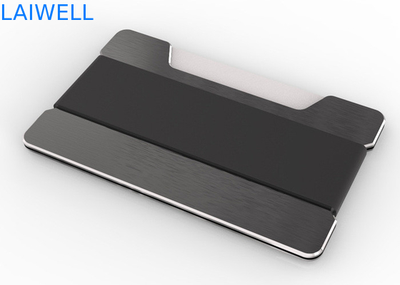 63*95*15mm Custom Multi-Function Rfid Anti-Theft Brush Creative Aluminum Credit Card Holder