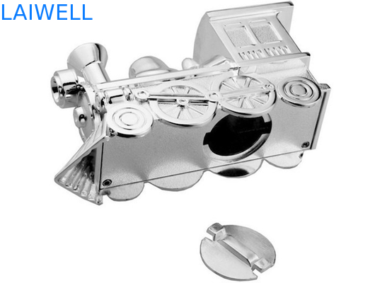 Classical Silver Plating Zinc Alloy Train Coin Bank 145*55*85mm OEM